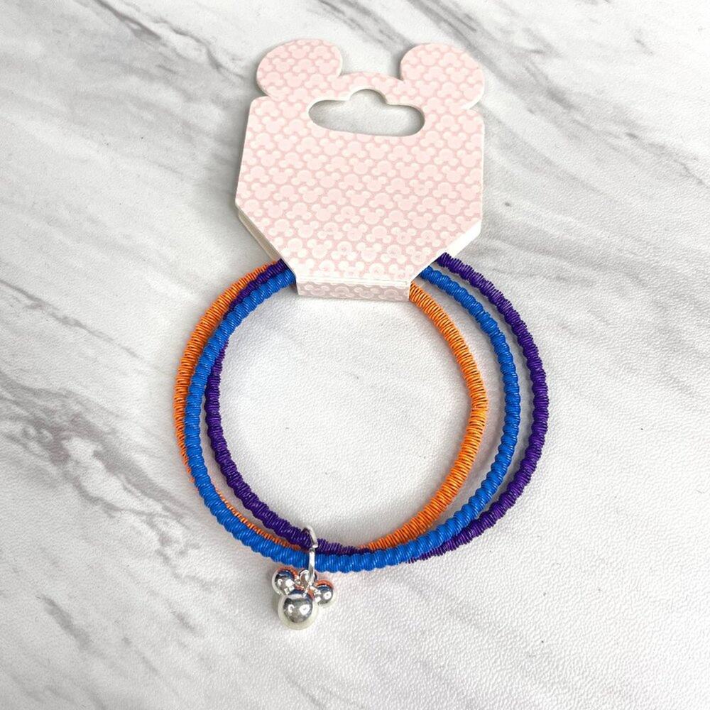 Disney Parks Multi Color Metal Stretchy Layered Bracelet